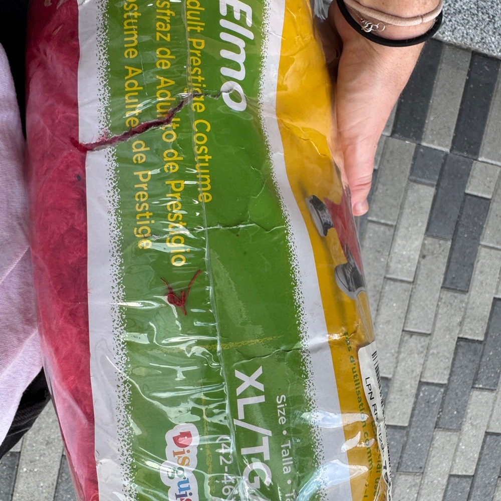 Disguise Elmo Costume in Red and Green